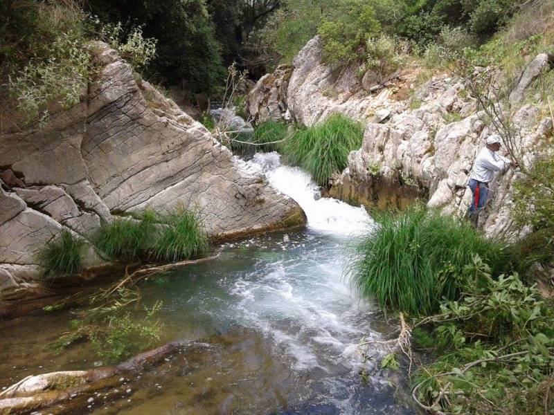 Ο Ευκλής στην πεζοπορία στο Ρέμα Καρυάς