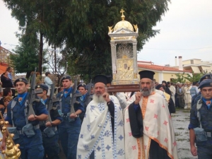 Η εικόνα της Παναγίας της Βουλκανιώτισσας στο Περιστέρι 
