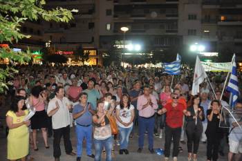 Συγκέντρωση για το “όχι” απόψε στην Καλαμάτα