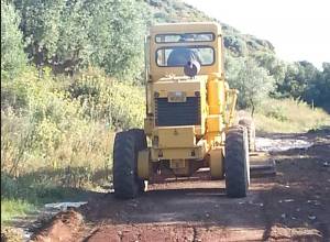 Ακίνητα τα μηχανήματα στο Βουλκάνο - Κακοπέτρι λόγω προβλημάτων χρηματοδότησης