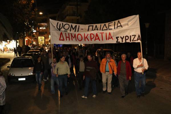 Ο ΣΥΡΙΖΑ στην πορεία για το Πολυτεχνείο 
