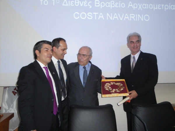 Απονεμήθηκε στον καθηγητή Ιωάν. Λυριντζή: Το πρώτο Διεθνές Βραβείο Αρχαιομετρίας – Costa Navarino
