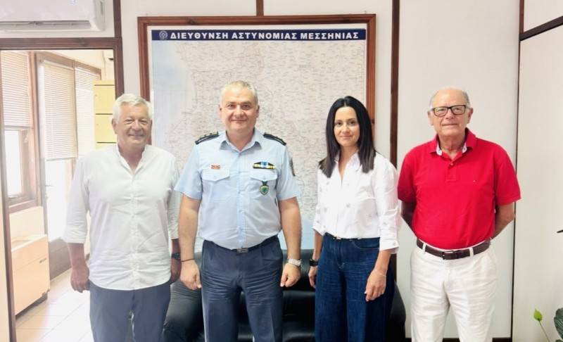 Ερυθρός Σταυρός Καλαμάτας: Επίσκεψη στον Αστυνομικό Διευθυντή Μεσσηνίας