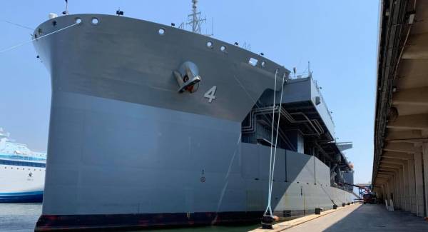 Mόνιμα στη Σούδα το «υπερπλοίο» του Πολεμικού Ναυτικού των ΗΠΑ
