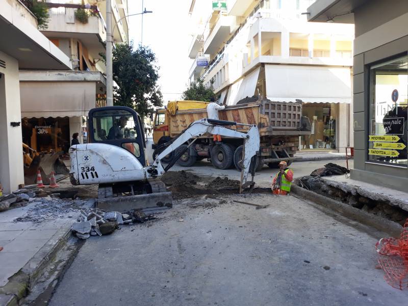 Καλαμάτα: Κλειστοί δρόμοι για έργα στην Αναγνωσταρά