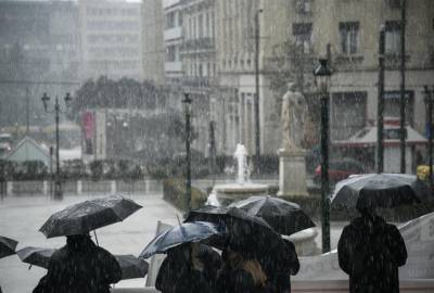 Έκτακτο δελτίο επιδείνωσης του καιρού με θυελλώδεις ανέμους, καταιγίδες και χιόνια
