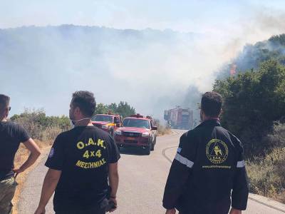 Η ΟΑΚ 4Χ4 Μεσσηνίας για τη φωτιά στο Λυκόδημο