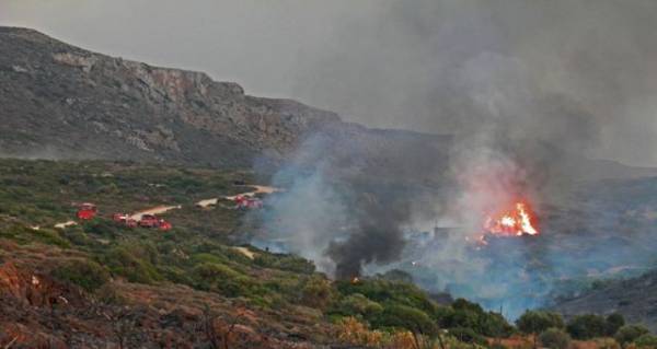 Υψηλός κίνδυνος εκδήλωσης πυρκαγιάς στην Πελοπόννησο