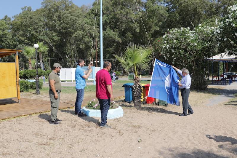 Υψωση “Γαλάζιας Σημαίας” στην Μπούκα - Υποσχέσεις συνολικής αναβάθμισης του παραλιακού μετώπου Μεσσήνης