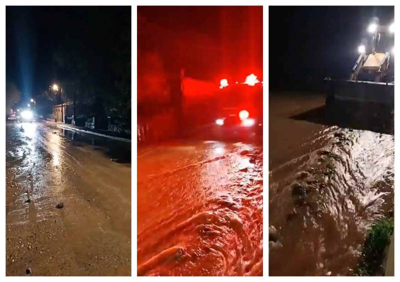 Προβλήματα από τη βροχή και το χαλάζι σε Μαντίνεια και Αβία (βίντεο)