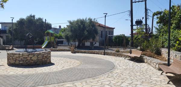 Μεσσήνη: Εγκαινιάστηκε η νέα πλατεία της Κοινότητας Διοδίων