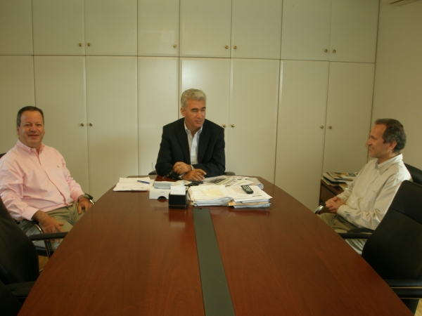 Συνάντηση κλιμακίου της Οικολογικής Συμπολιτείας του Μοριά με τον Πρόεδρο της ΤΕΔΚ Αρκαδίας Γιώργο Μπαρούτσα
