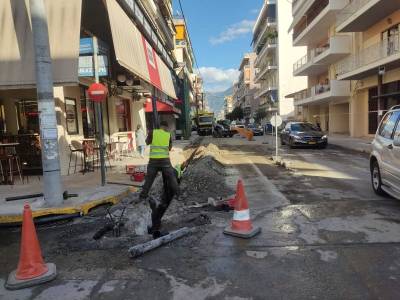 Καλαμάτα: Αντικατάσταση δικτύου ύδρευσης στην οδό Μακεδονίας