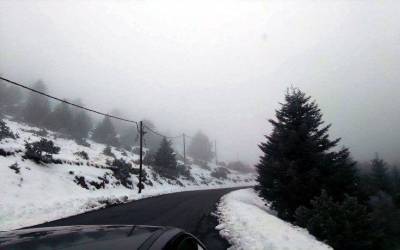 Σε Αρκαδία και Κορινθία τα περισσότερα προβλήματα λόγω χιονιού