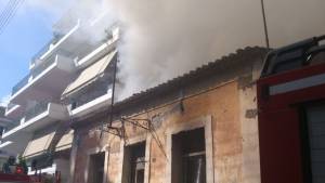 Φωτιά σε παλιό σπίτι στην Καλαμάτα