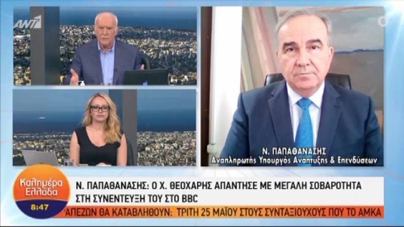 Παπαθανάσης: Τέλος του μήνα η απόφαση για μουσική στην εστίαση (Βίντεο)