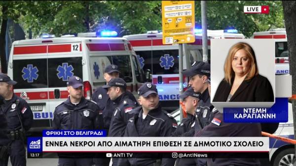 Βελιγράδι: ένοπλη επίθεση ανήλικου σε σχολείο (βίντεο)