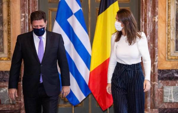 Βαρβιτσιώτης: Συναντήθηκε με την αναπληρώτρια πρωθυπουργό του Βελγίου