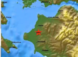 Σεισμός 4,3 Ρίχτερ στην βορειοδυτική Πελοπόννησο