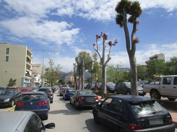 Αυξημένη κίνηση στους δρόμους της Καλαμάτας (βίντεο)