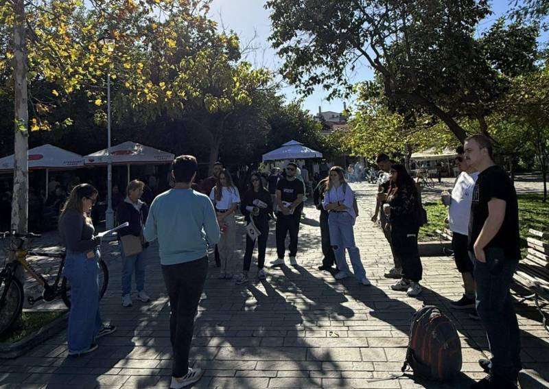 Ιστορικοί περίπατοι της ΚΝΕ σε Καλαμάτα και Σπάρτη