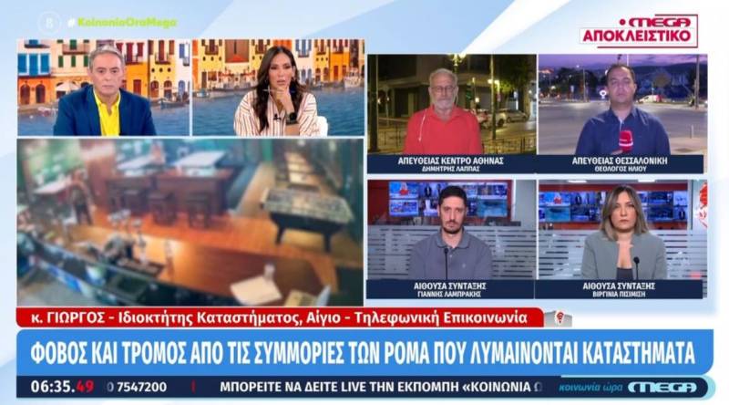 «Μου έσπασαν το πρόσωπο όταν ζήτησα ταυτότητα για να μπουν στο μαγαζί» – Καταγγελία για συμμορία Ρομά στο Αίγιο (Βίντεο)