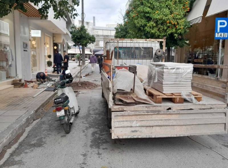 Ταλαιπωρία οδηγών στο κέντρο της Καλαμάτας