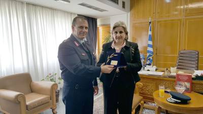 Ο αστυνομικός διευθυντής Πελοποννήσου στην Αλειφέρη