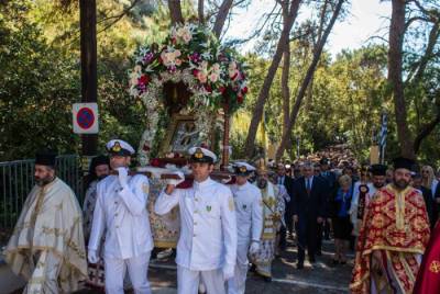 Την πολιούχο της Παναγία Ελεήστρια γιορτάζει σήμερα η Κορώνη