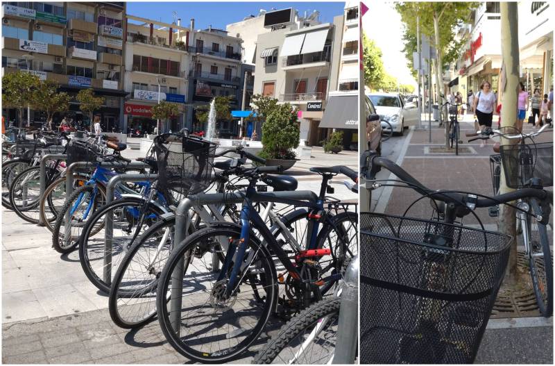 Περισσότερες θέσεις στάθμευσης για ποδήλατα