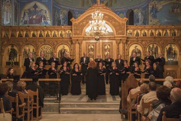 Χορωδιακή Συνάντηση Θρησκευτικής Μουσικής στο ναό Παμμεγίστων Ταξιαρχών Καλαμάτας 