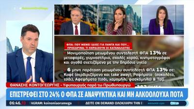 ΦΠΑ: Που μένει ίδιος για πάντα και που... προσωρινά - Τι κερδίζουν οι καταναλωτές