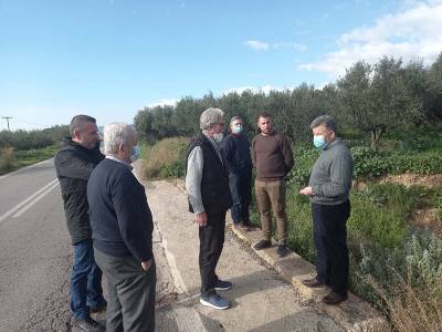 Αναστασόπουλος σε Μάνη για συντηρήσεις υποδομών