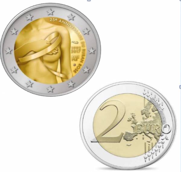 Συλλεκτικό κέρμα των 2 ευρώ στη μάχη κατά του καρκίνου του μαστού τώρα και στην Ελλάδα