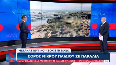 Σορός παιδιού σε κατάσταση προχωρημένης σήψης, εντοπίστηκε σε θαλάσσια περιοχή της Νάξου (βίντεο)