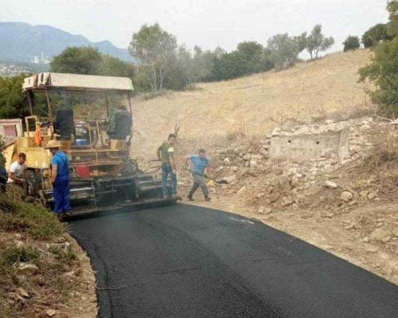 Εργασίες ασφαλτόστρωσης στον Δήμο Μεγαλόπολης