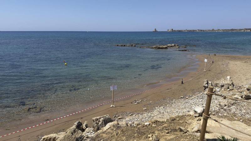 Νάρκη εντοπίστηκε στην παραλία της Μεθώνης