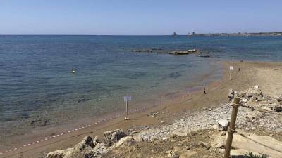 Νάρκη εντοπίστηκε στην παραλία της Μεθώνης