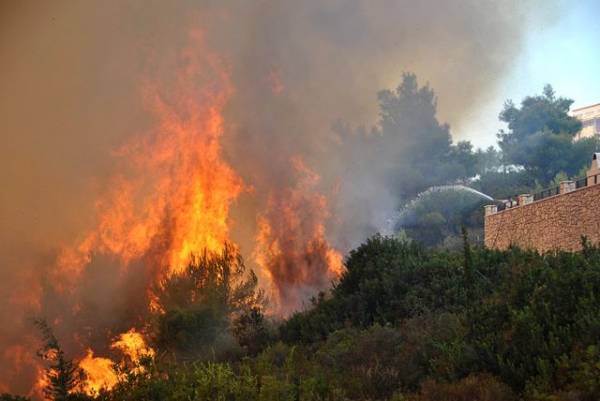 Υψηλός κίνδυνος πυρκαγιάς και σήμερα σε όλη την Πελοπόννησο
