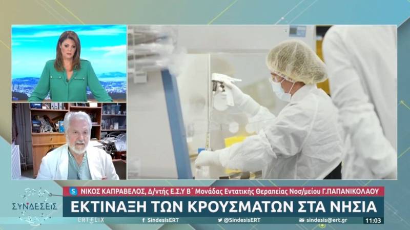 Καπραβέλος: Η σιωπηλή επέλαση του κορονοϊού έφερε ολέθρια αποτελέσματα - Είχαμε 500.000 κρούσματα τον Ιούλιο (Βίντεο)