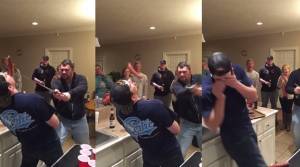 Σοκαριστικό βίντεο: Άνδρας κόβει στα δύο τη μύτη του φίλου του με σπαθί σε πάρτι