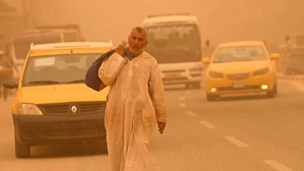 Κλιματική αλλαγή: Αμμοθύελλα γίγας έπληξε Ιράκ, Κουβέιτ και Σαουδική Αραβία