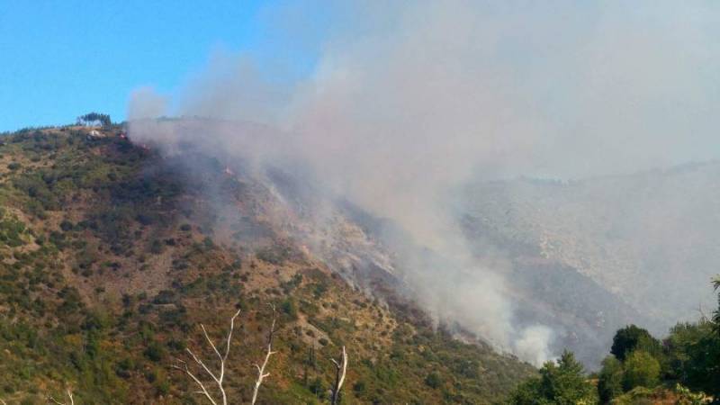Σε εξέλιξη πυρκαγιά στον Ταΰγετο