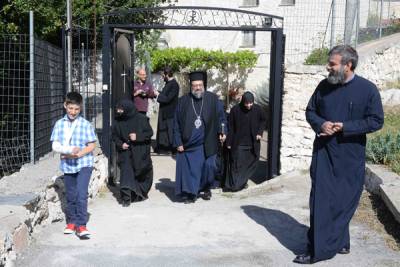 Στη Μονή Δημιόβης ο Χρυσόστομος (φωτογραφίες)