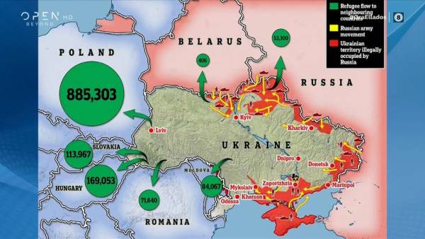 Πόλεμος στην Ουκρανία: Πώς κινούνται τα ρωσικά στρατεύματα (βίντεο)