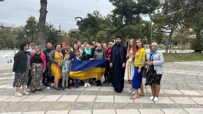 Προσκύνημα γυναικών της Ουκρανίας στην Ελλάδα με προσευχές για νίκη στον πόλεμο και ειρήνη στον κόσμο