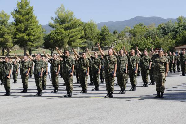 Ορκίστηκαν χθες 234 νεοσύλλεκτοι 