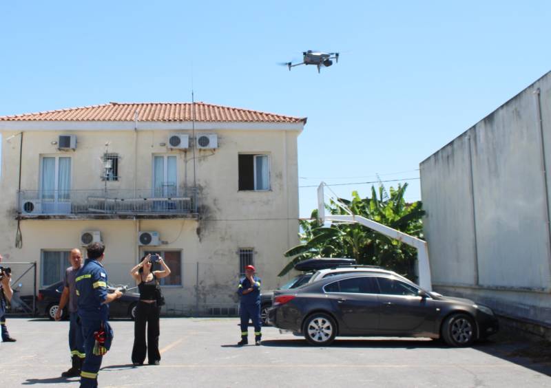 Υπερσύγχρονο drone για πυροπροστασία στο Εθελοντικό Πυροσβεστικό Κλιμάκιο Πεταλιδίου