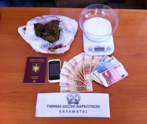 Συνελήφθη 23χρονος Αλβανός με ναρκωτικά στην Καλαμάτα