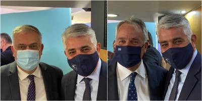 Στην τελετή παράδοσης - παραλαβής του ΥΠΕΣ ο Καφαντάρης (βίντεο)